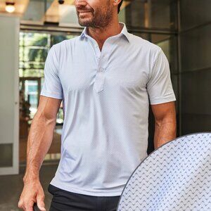 Collars & Co Featherweight Flex Short-Sleeve Polo, Pulse, XXL